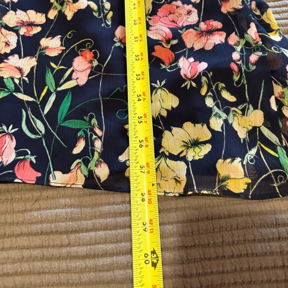 Tommy Hilfiger Printed Ruffled Wide Leg Jumpsuit women’s size 8 - Picture 13 of 16